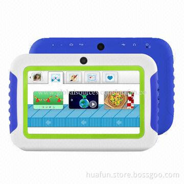 4.3-inch Kids' Tablet PCs, 480x272P, 1/32GB, 0.3/0.3MP Front/Back Camera, Dual-core ATM7021A, TN/IPS